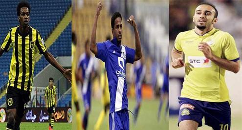 عين علي الدوري .. لقب الهداف الحائر بين فلاتة والسهلاوي والشمراني